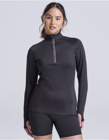 AWD-JC035-Womens Cool-Flex 1/2 Zip Top